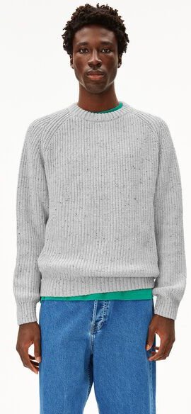 ARMEDANGELS KIAANO TWEED - Herren Pullover aus recyclem Bio-Woll Mix