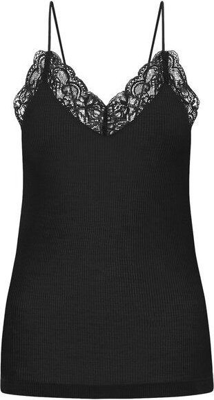 LANIUS Ripp-Top mit Spitze