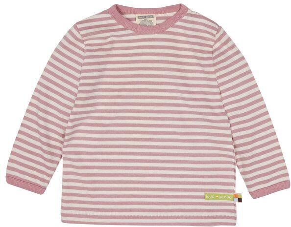 loud + proud Babys & Kinder Shirt Streifen, GOTS-zertifiziert