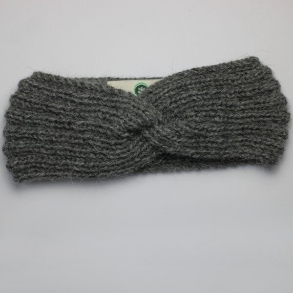 verdonna Handgestricktes Stirnband aus reiner Alpakawolle für Kinder