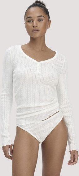 hessnatur Pointelle Slip Regular Cut PURE COTTON aus reiner Bio-Baumwolle