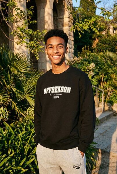 THE FACE OF ELEMENTS OFFSEASON - RELAXED FIT SWEATSHIRT AUS 100% BIO-BAUMWOLLE