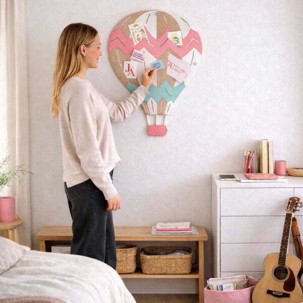 Heißluftballon-Pinnwand zum Stecken & Pinnen für Kinderzimmer von RÅVARE
