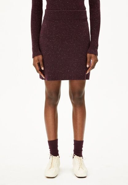 ARMEDANGELS DARLAA TWEED Damen Strickrock aus Bio-Woll Mix