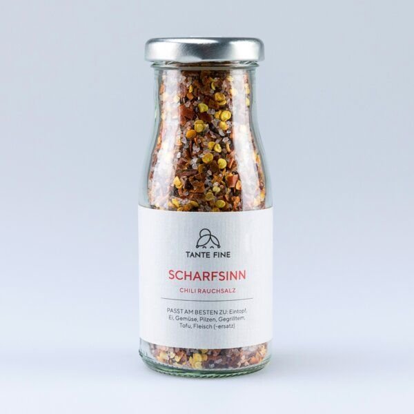 Tante Fine Bio Gewürzmischung SCHARFSINN * Rauchsalz mit Chili