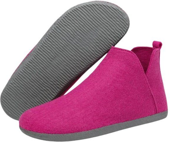 Home & Joy Hausschuhe Filz vegan Hüttenschuhe Pantoffeln Schlappen Pantoletten