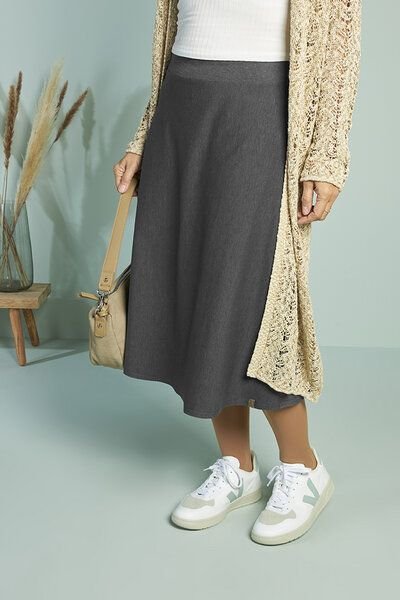La Gitana Anella ECO Midirock aus Bio-Baumwolle – Nachhaltiger Damenrock in A-Linie