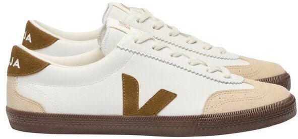 Veja Damen-Sneaker Volley OT Leather White Tent Bark