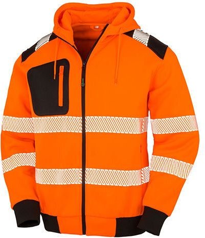 Thumbnail - Result Genuine Recycled Sicherheits Softshelljacke Berufbekleidung Reflektierend bis Gr.3XL Warnschutz