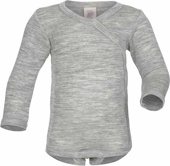 Thumbnail - Engel natur Baby Wickelbody Langarm Bio-Schurwolle/Seide