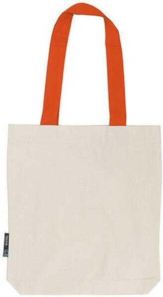 Neutral® Baumwolltasche Einkaufstasche Shopper Kontrastfarbene Henkel