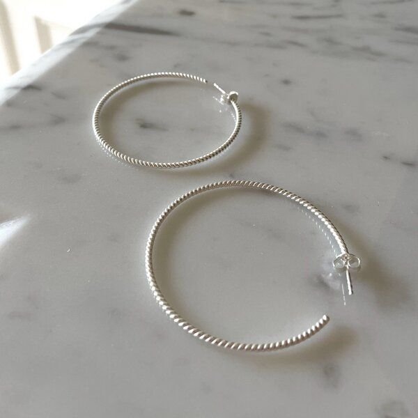 noemvri fashion label big Swirl hoops