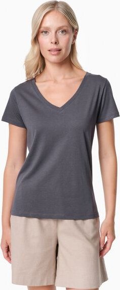 ORGANICATION TAMARRA | T-Shirt aus TENCEL Modal und Bio-Baumwolle mit V-Ausschnitt