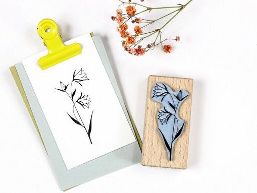 STUDIO KARAMELO STEMPEL GLOCKENBLUME, Blumenstempel