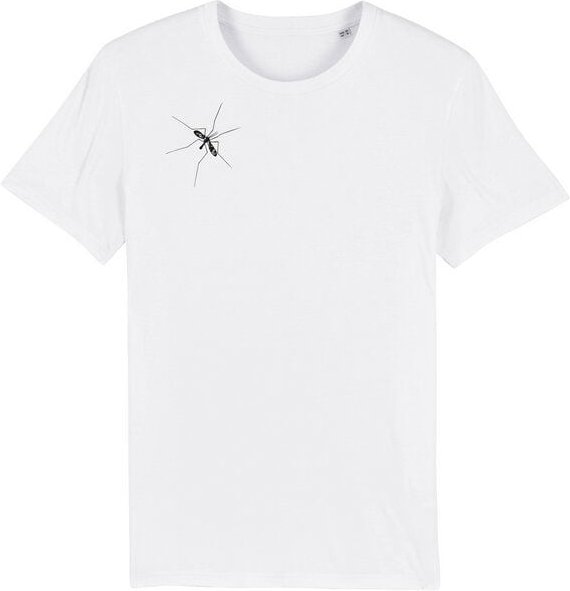 Spangeltangel T-Shirt "Schnake", Männershirt, Herrenshirt, bedruckt, Siebdruck, T-Shirt, Bio-Baumwolle