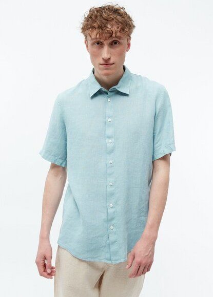 Givn Berlin Kurzarm-Hemd GBDYLAN regular aus Leinen