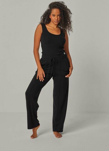 YOU LOOK PERFECT Merino Loungewear Set „Stricktop Blossom & Strickhose Elisa"