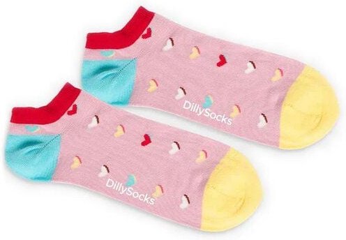 DillySocks Kurze Socken Sweet Heart Of Mine aus Biobaumwoll-Mix