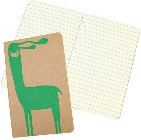 HANDGEDRUCKT "Lamer" naturfarbenes Heftchen ca. DIN A6, liniert