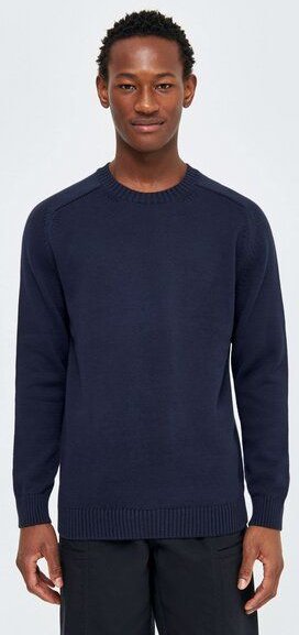 KnowledgeCotton Apparel Strickpullover CREW NECK aus Bio-Baumwolle