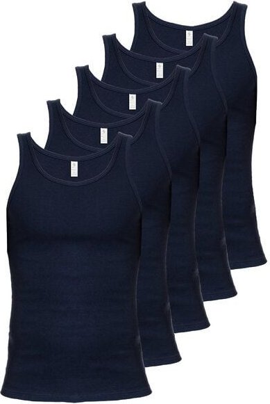 Haasis Bodywear Herren Unterhemd Feinripp 5er Pack