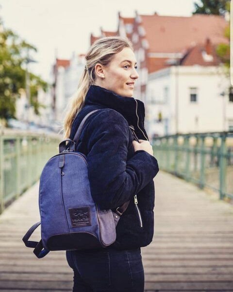manbefair RUCKSACK GIRONA canvas blau