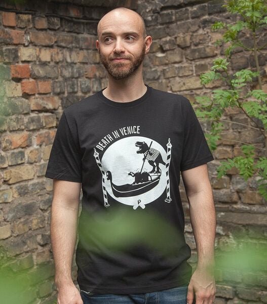 päfjes Death in Venice - Fair gehandeltes Männer T-Shirt - Black
