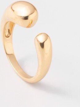 fejn jewelry Ring 'open drop' - offener Tropfenring