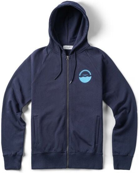 FANTASTIC REALITY STUDIOS WELCOME NAVY ZIP-UP HOODIE – Bio-Baumwolle, Unisex