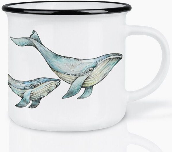 LIGARTI Keramiktasse – Blauwale