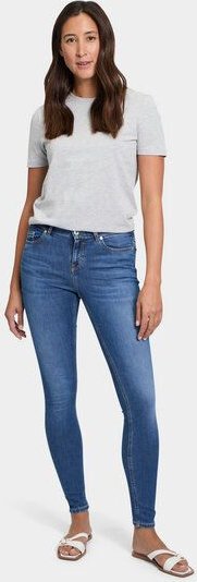 Thumbnail - FUTURE:PEOPLE. 08:00 SKINNY FIT - MID WAIST- Damen Jeans aus leichtem Stretch-Denim aus Bio-Baumwoll/ Tencel-Mix (30800 ...