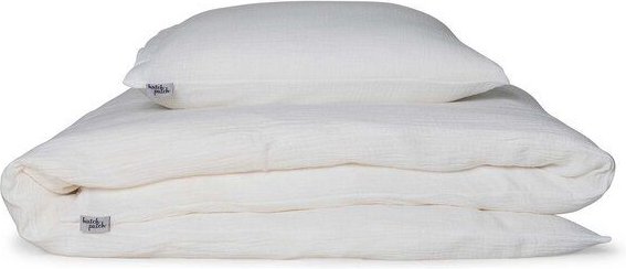 Hutch&Putch Musselin Bettwäsche Set - 100% Bio-Baumwolle - Handmade in Germany