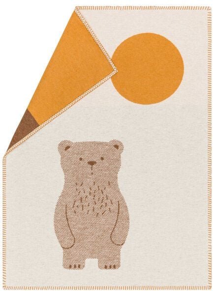 David Fussenegger Baby- und Kinderdecke 70 x 90 cm Lili „Bär“ aus Recycling-Baumwolle