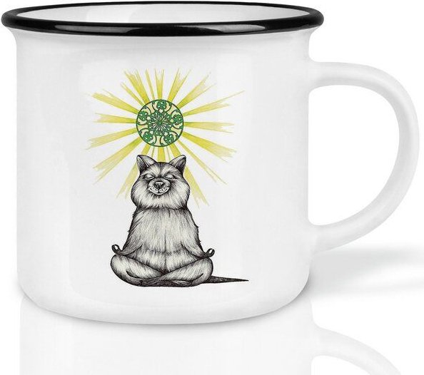 LIGARTI Keramiktasse – Yogibär