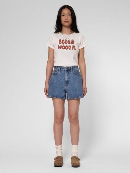 Nudie Jeans Jeansshorts - Maeve - aus Bio-Baumwolle und recycelter Baumwolle