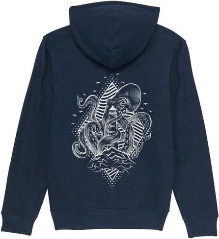 vis wear Unisex Captain Oktopus Premium Hoodie aus Bio-Baumwolle