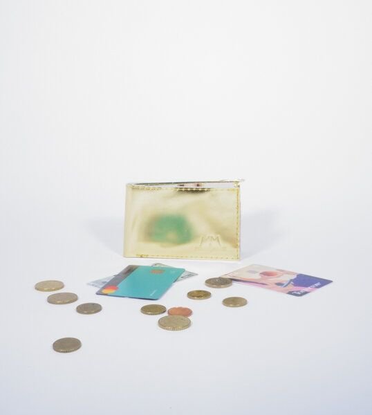 monday market Lederportemonnaie Ida Metallic