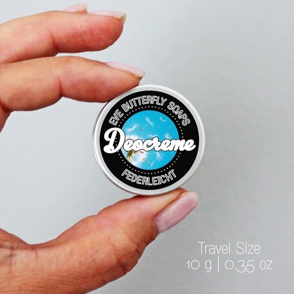 Eve Butterfly Soaps Deocreme "Federleicht" - 100% natürlich und vegan