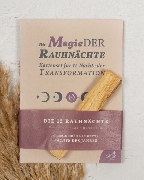 Oh Shanti Rauhnächte Karten Set (inkl. Palo Santo Stick)