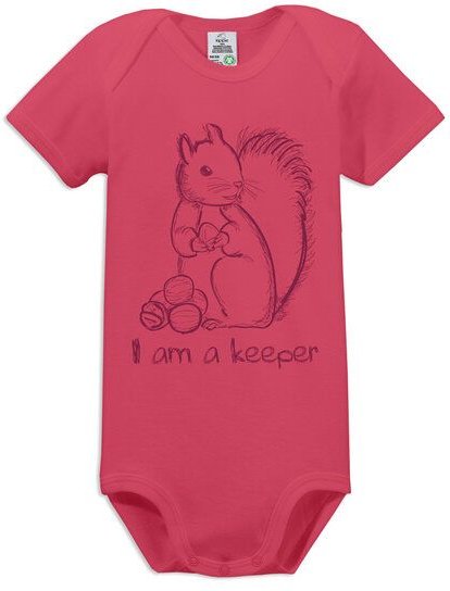 Thumbnail - kippie veganer Kurzarm Baby Body aus GOTS Bio-Baumwolle – Keeper