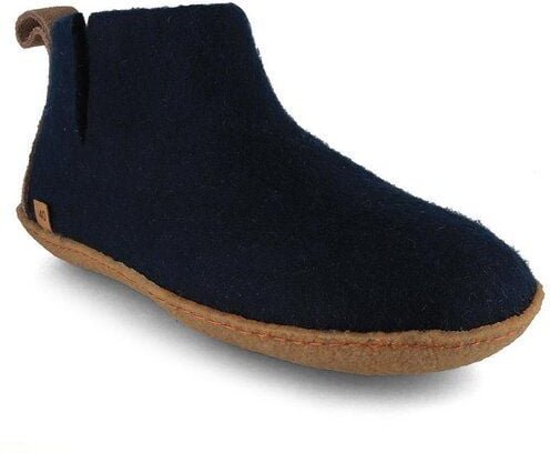 WoolFit Yeti Filzboots hohe Hausschuhe mit Naturgummisohle, handgefilzt aus 100% Wolle