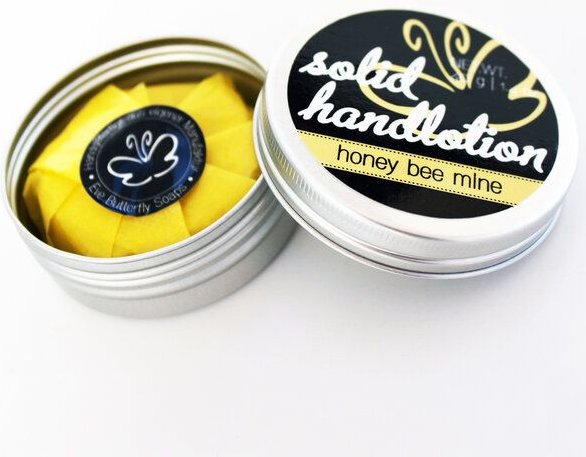 Eve Butterfly Soaps Feste Handcreme Handzahm "Honey Bee Mine"