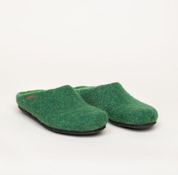 Magicfelt Filz-Hausschuh 709 aus 100% Merino-Wolle | Pantoffel für Damen & Herren mit anatomisch geformter Filz-Latex-So...