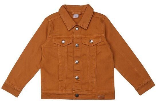 Kinderjacke Bio Baumwolle Blau/Braun Walkiddy, nachhaltig & umweltfreundlich, 95% Baumwolle, GOTS zertifiziert. Ideal fü...