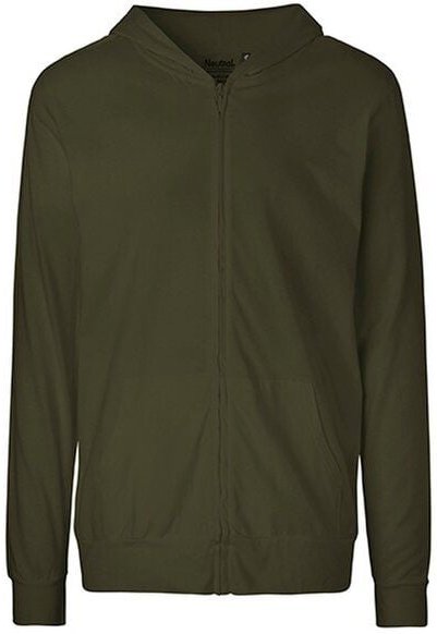 Neutral® Unisex Jersey (T-Shirt Stoff) College Hoodie Hoody Kapuzenpullover Sweatjacke