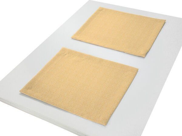 Thumbnail - Nature by Adam Tischset 2er Pack aus 100% Bio-Baumwolle - Made in Germany - Graphic Ventus Light