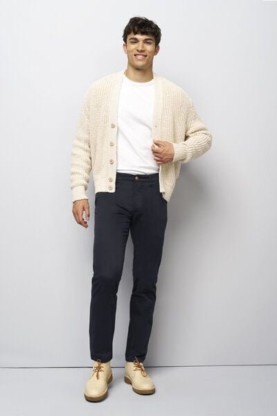 M 5 BY MEYER Sportliche Chino im Jersey Look