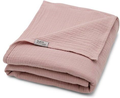 Hutch&Putch Musselin Sommerdecke für warme Nächte - Abmaße 135x200 cm - aus 100% Bio-Baumwolle - Handmade in Germany