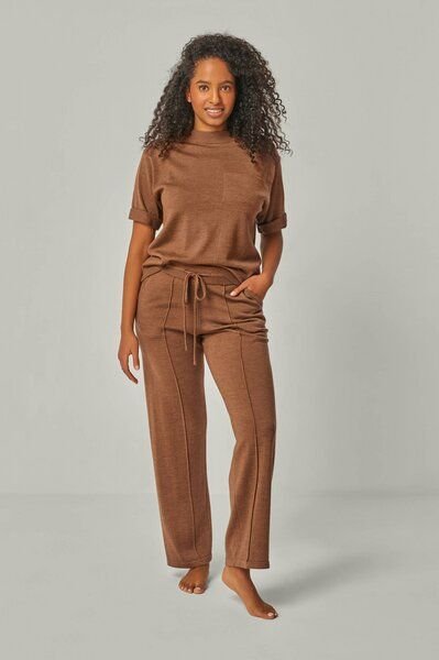 YOU LOOK PERFECT Merino Loungewear Set „Stricktop Elfie & Strickhose Elisa"