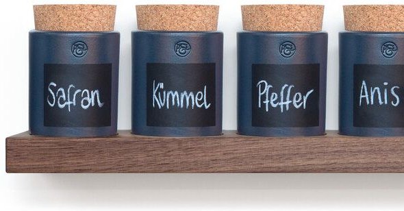 klotzaufklotz Gewürzregal Nussbaum
